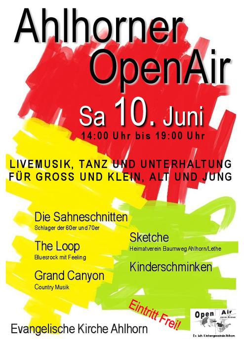 Plakat zum Open Air vorm Kreuz-2017